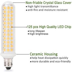 img 2 attached to 🕯️ Enhanced Dimmable Patented Candelabra Replacement: An Exquisite Decorative Lighting Solution