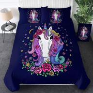 sleepwish unicorn bedding colorful comforter logo