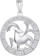 🌟 sterling silver zodiac pendant by calirosejewelry logo
