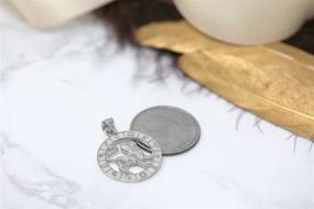 img 2 attached to 🌟 Sterling Silver Zodiac Pendant by CaliRoseJewelry