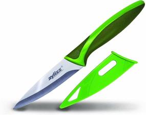 img 3 attached to 🔪 ZYLISS Paring Knife with Sheath Cover, 3.5-Inch Stainless Steel Blade, Green - Enhanced SEO