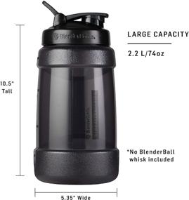 img 3 attached to BlenderBottle Hydration Extra Large 2 2 Liter