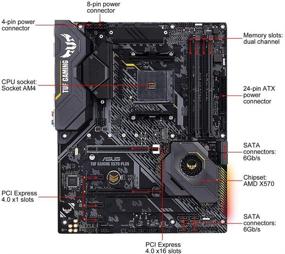 img 3 attached to ASUS TUF Gaming X570-Plus AM4 Zen 3 Ryzen 5000 & 3rd Gen Ryzen ATX Motherboard with PCIe 4.0, Dual M.2, 12+2 Dr. MOS Power Stage, HDMI