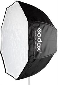 img 1 attached to Godox 80cm 31.5in Portable Octagon Umbrella Softbox Photo Studio 📷 Set, 190cm Light Stand with Hot Shoe Holder Bracket for Flash Speedlite