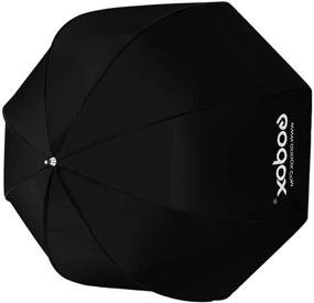 img 2 attached to Godox 80cm 31.5in Portable Octagon Umbrella Softbox Photo Studio 📷 Set, 190cm Light Stand with Hot Shoe Holder Bracket for Flash Speedlite