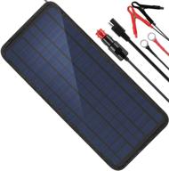 🔋 moolsun 12v 10w solar battery charger - trickle charger, portable power kit for automotive, motorcycle, boat, marine, rv logo