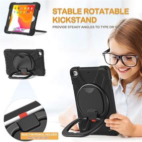 img 2 attached to BRAECN Full Body Tablet Black with 360° Rotatable Kickstand: An Ultimate Experience