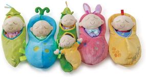 img 1 attached to 🐰 Snuggle Pod Hunny Bunny First Baby Doll with Cozy Sleep Sack by Manhattan Toy - Suitable for Ages 6 Months and Up
