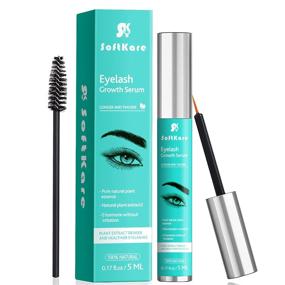 img 4 attached to 💁 Enhance Eyelash and Eyebrow Growth with SoftKare Natural Lash & Brow Growth Serum - Rapidly Grow Lashes for Women