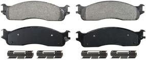 img 4 attached to 🔝 Enhance Braking Performance with Wagner SevereDuty SX965 Semi-Metallic Disc Brake Pad Set