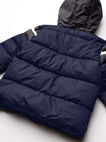 img 3 attached to Cherokee Outerwear Toddler Colorblock Puffer
