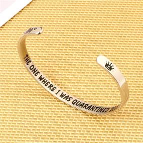 img 1 attached to 🎁 2020 Birthday Gifts for Women Girls: Hilarious Quote Birthday Bracelet for Every Milestone Age - Perfect Gift for Friend, Sister, Daughter, Mom