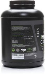 img 2 attached to Gorilla Gulps – Mocha Vegan Mass Gainer – 5 lb Natural High Calorie Protein Powder – Non-GMO, Gluten-Free, Dairy-Free, and Soy-Free. No Artificial Ingredients – With Added Vitamin B12, D3, and Iron – 530 Calories – 18 Servings