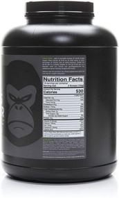 img 1 attached to Gorilla Gulps – Mocha Vegan Mass Gainer – 5 lb Natural High Calorie Protein Powder – Non-GMO, Gluten-Free, Dairy-Free, and Soy-Free. No Artificial Ingredients – With Added Vitamin B12, D3, and Iron – 530 Calories – 18 Servings