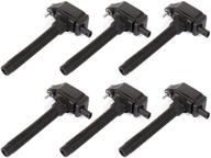 ocpty set of 6 ignition coils pack - oe 0221504032 uf648 c1791 - fits chrysler, dodge, jeep, ram 3.6l v6 - 5c1848 gn10616 2505-484816 gn10616 logo