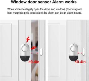 img 2 attached to 🚪 Toeeson Door Window Alarm - 120DB Door Alarms for Kids Safety and Home Store Security