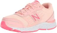 new balance girls running himalayanpink girls' shoes for athletic logo