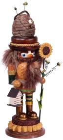 img 4 attached to 🐝 Kurt S. Adler 15-Inch Multi-Colored Hollywood Bee Keeper Nutcracker