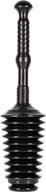 🚽 mp500-3: heavy duty all purpose plunger for laundry tubs, bath tubs, kitchen sinks, garbage disposal, toilets. commercial & residential use with air release valve - black logo