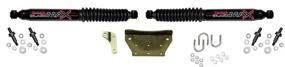 img 1 attached to Black Skyjacker 8299 Dual Steering Stabilizer Kit for Ford F-250/350 Super Duty and Excursion - Enhanced SEO