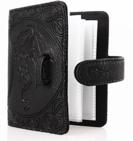 img 2 attached to 🐲 Dragon Edition - Forged Dice Co Spellbook of Incantations: Card Holder &amp; Deck of Dry Erase Cards with Velvet Storage Bag - Ideal Storage Solution for D&amp;D Spell Book, Monster & Magic Item Cards