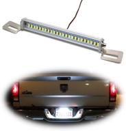 💡 enhance your vehicle's visibility with ijdmtoy 35-074-white license plate frame mount 12v 24-smd high power xenon white led rear backup reverse light kit logo