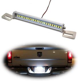 img 4 attached to 💡 Enhance Your Vehicle's Visibility with iJDMTOY 35-074-White License Plate Frame Mount 12V 24-SMD High Power Xenon White LED Rear Backup Reverse Light Kit