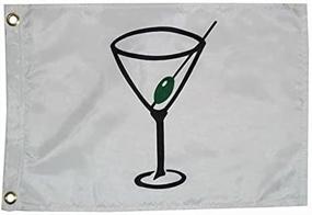 img 2 attached to 🍹 Taylor Made Products 9118 Cocktail Boat Flag - 12x18 Inches