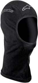 img 1 attached to Black Alpinestars Men's Open Face Balaclava - Universal Size