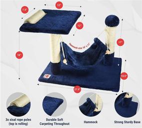 img 2 attached to 🐱 Sweekys Cat Tree Perch: Furniture Play House & Activity Center for Cats - Premium Pet Supplies to Enhance Your Home