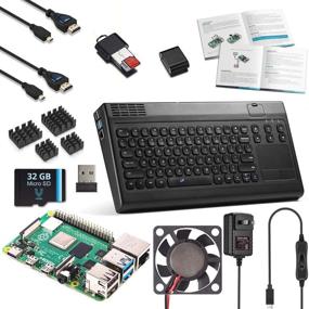 img 4 attached to 🖥️ Vilros Raspberry Pi 4 4GB Comprehensive Desktop Kit with Keyboard, Touchpad, and Hub Case
