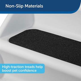 img 3 attached to 🐾 Enhance Safety with PetSafe Replacement High-Traction Tread for CozyUp Folding Pet Steps, Black