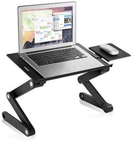 img 4 attached to YOUMAN Adjustable Portable Workstation Ergonomic