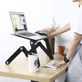 img 2 attached to YOUMAN Adjustable Portable Workstation Ergonomic