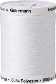 img 3 attached to 🧵 Gutermann White Sewing Thread - 1000mtr/1094yd - All-Purpose Polyester Thread, 5.5x4x4 cm