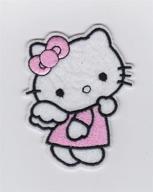 😇 adorable sanrio cat with angel wings patch - iron on or sew on embroidered patch for extra cuteness! logo