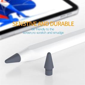 img 1 attached to AWINNER Cyan Color Nib Pen Tip Compatible with Apple Pencil Tips 1st & 2nd Generation