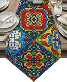 img 3 attached to 🏡 AILUER Talavera Farmhouse Decorations for Holiday Getaways