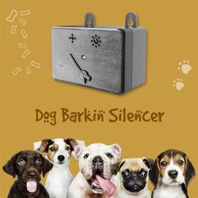 img 2 attached to 🐶 Hisophia Ultrasonic Dog Bark Control Device: Effective Anti-Barking Solution, Waterproof & Portable