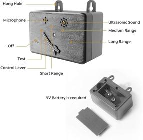 img 1 attached to 🐶 Hisophia Ultrasonic Dog Bark Control Device: Effective Anti-Barking Solution, Waterproof & Portable