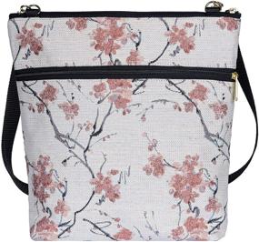 img 3 attached to 👜 Danny Tapestry Crossbody Handbag - Handmade Women's Handbags & Wallets for On-The-Go Fashion