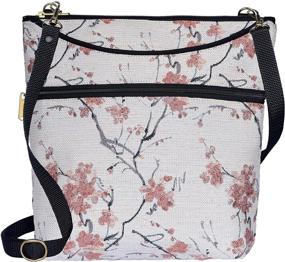 img 4 attached to 👜 Danny Tapestry Crossbody Handbag - Handmade Women's Handbags & Wallets for On-The-Go Fashion