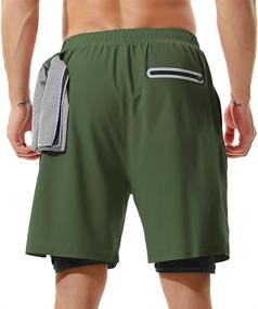 img 2 attached to TENJOY Workout Running Shorts Athletic Sports & Fitness for Team Sports