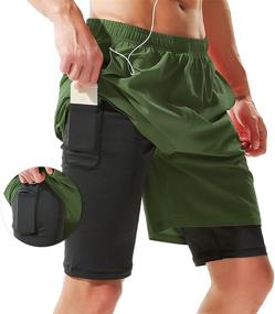 img 4 attached to TENJOY Workout Running Shorts Athletic Sports & Fitness for Team Sports