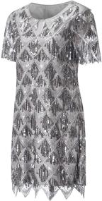 img 3 attached to 👗 VVMCURVE Women's Sequin Cocktail Dress with Sequin Embellishments - Premium Women's Clothing