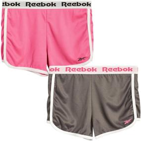 img 4 attached to Детские шорты Reebok для активного отдыха - набор из 2 штук - идеально подходят для спортивных занятий в спортзале