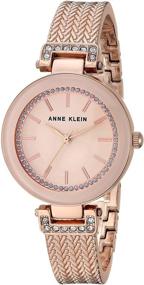 img 2 attached to 🕰️ Набор часов и браслетов Anne Klein Premium с кристаллами AK/3394 для женщин