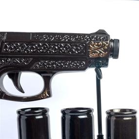 img 2 attached to MILITARY GIFT_DECANTER Whiskey PISTOL_Warriors Decanters