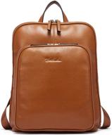 bostanten genuine leather backpack college logo