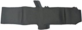 img 2 attached to Eiseng DIY Натуральная кожаная обивка рулевого колеса для Volkswagen VW Tiguan Passat CC Eos Golf Jetta Sportwagen TDI SE B7 MK6 2011-2017 2009 2010 - черный шов на обивке интерьера